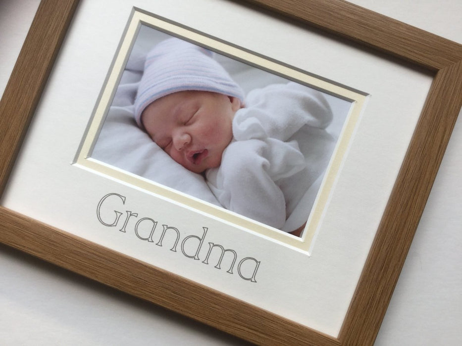 Grandma Photo Frame, Dark Brown - Azana Photo Frames