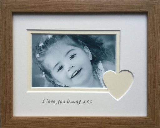 Heart-shaped Picture frame, brown - Azana Photo Frames