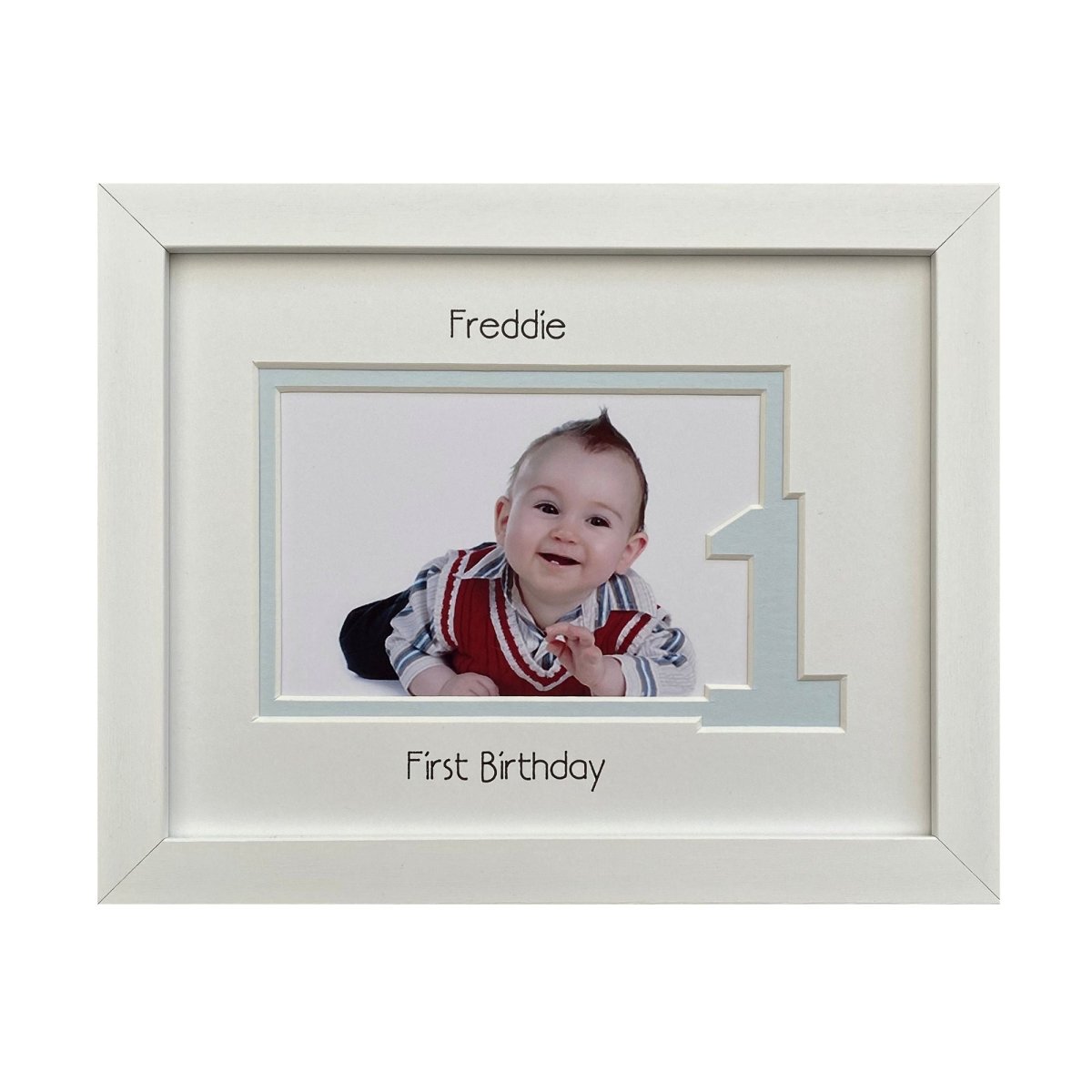 First birthday picture frame 2024 boy